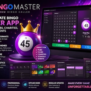 Bingo Master - All In One Bingo App (Windows Software Application)