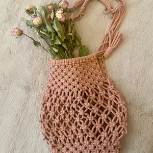 Macrame tote bag