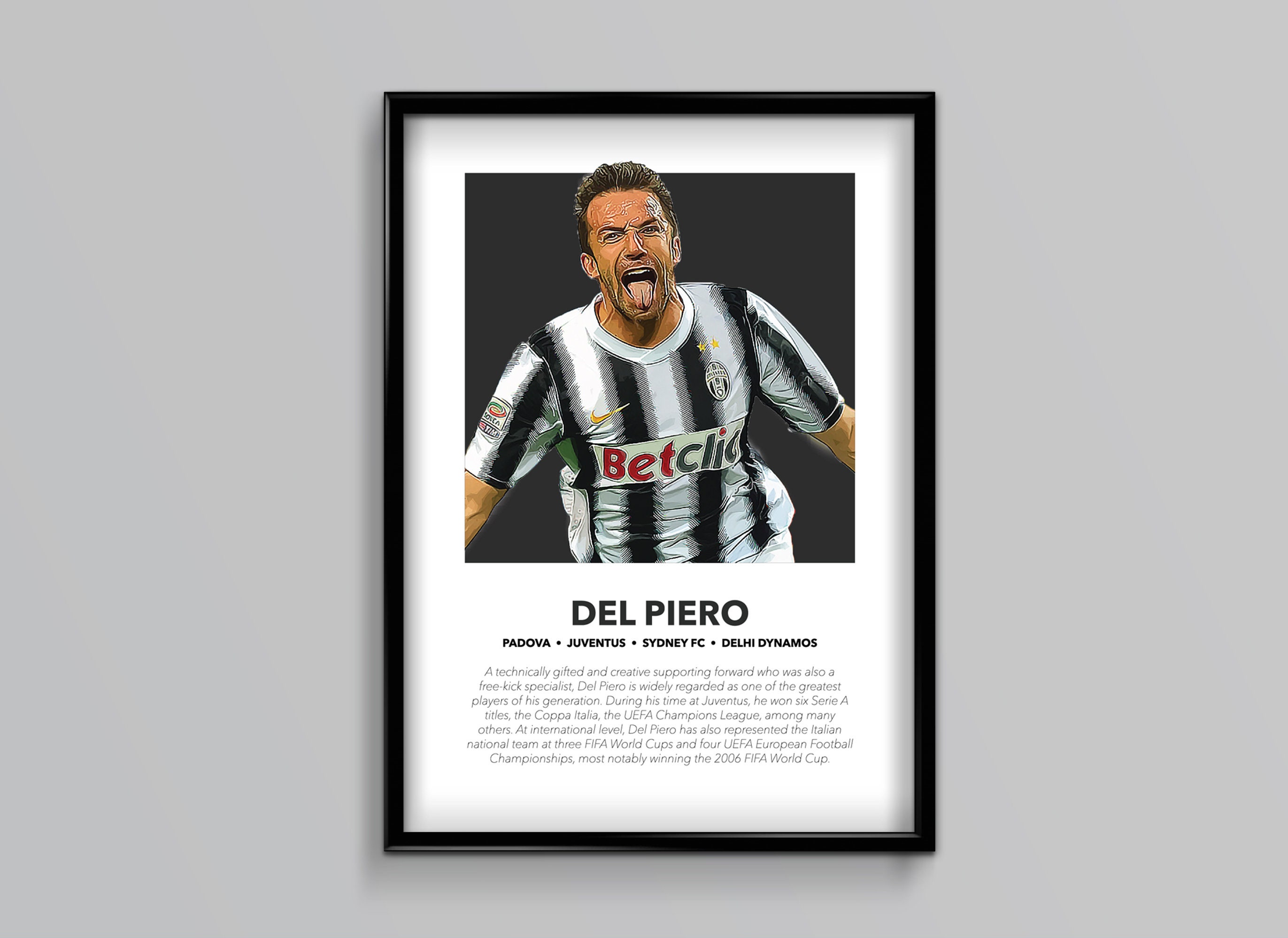 Alessandro Del Piero Stats Print