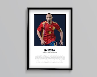 Fußballlegenden - Andres Iniesta