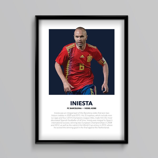 Football Legends - Andres Iniesta