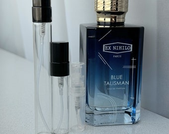 Blue Talisman Ex Nihilo à décanter | Atomiseur d'échantillon | 2-5-10 ml