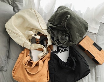 Women Retro Corduroy Shoulder Bag Checkerboard Pattern Canvas Handbags  Casual Cloth Tote Bags Female Shopping Travel Book Bag - AliExpress