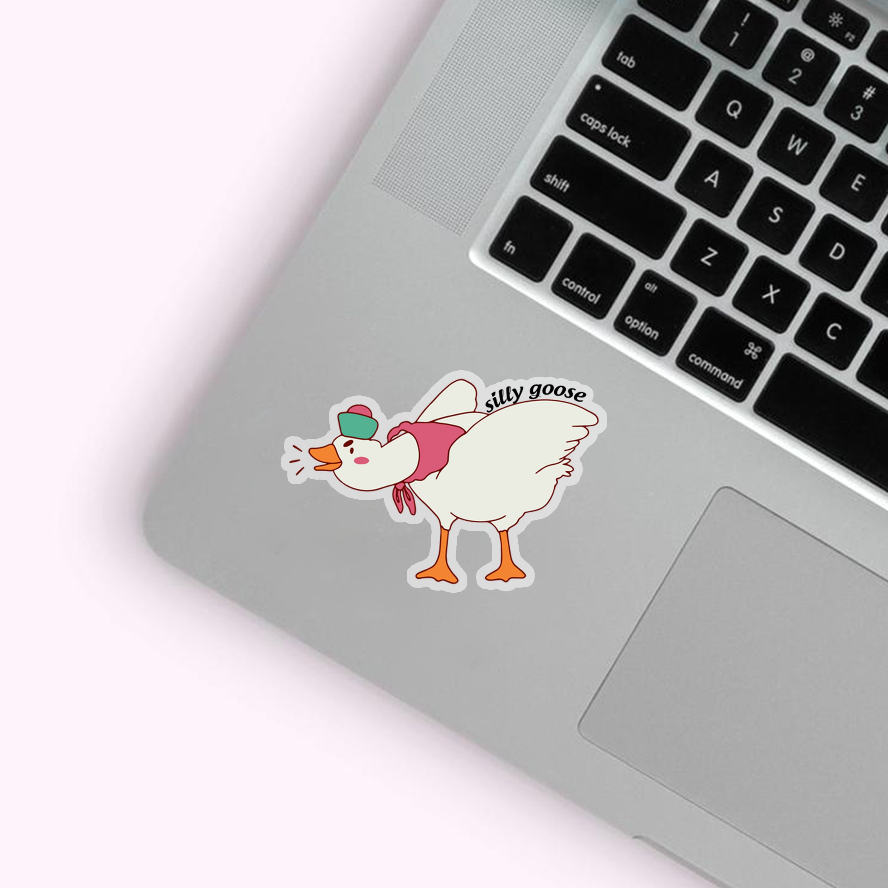 Silly Goose Sticker, Goose Sticker, Funny Sticker, Sticker for Laptop ...