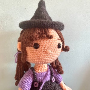 Muñeca Bruja Amigurumi Ganchillo