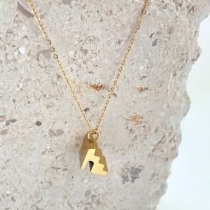 Stair Pendant Necklace