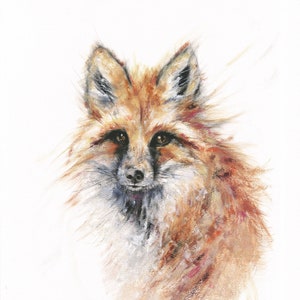 Fox fine art Giclée print,&#39;Amber&#39;
