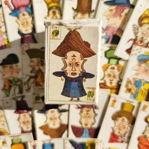 Jeu de Cartes Grotesque & Grecs Turc – Solleone 1977 – Édition Rare Vintage – Mini Cartes à Jouer Satiriques – Collection Ancienne