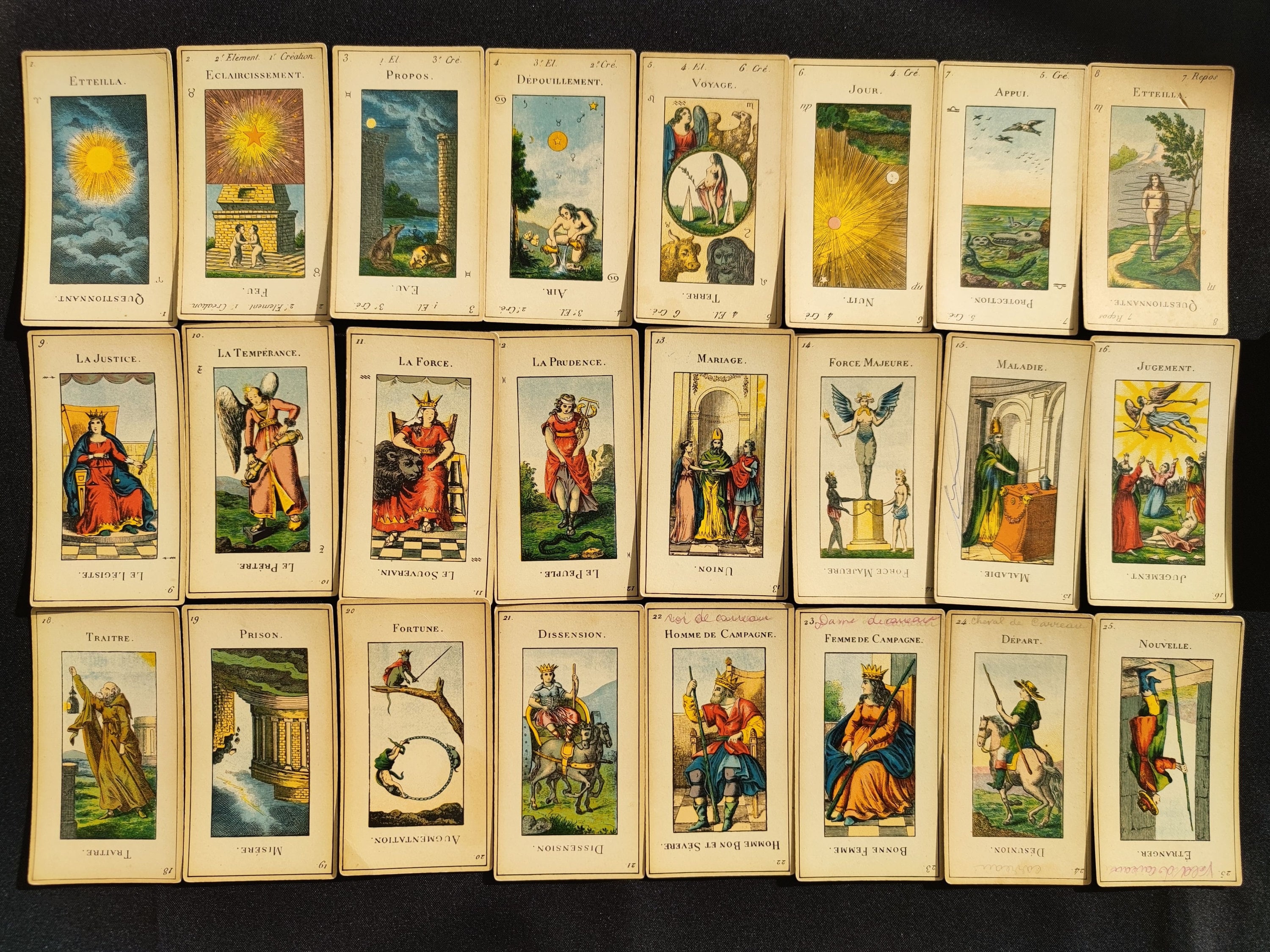 GRAND ETTEILLA EGYPTIAN GYPSIES TAROT