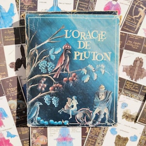 Oracle de Pluton Uma Mukanda 1986 – Jeu divinatoire rare et ancien – 18 planches + 72 cartes + livret – Encromancie et voyance