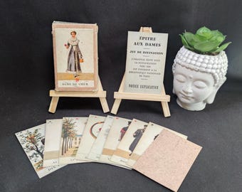 Épitre aux Dames French Divination Deck 1820 Dusserre Paris 32 Cards Cartomancy