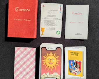 Rare Stairs of Gold Tarot by Tavaglione 78 Cards Deck - Ancient