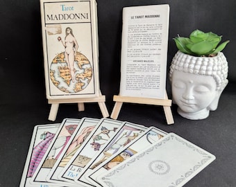 Tarot Maddonni 1981 Sylvia Maddonni France Cartes Grimaud Vintage Marseille Tarot 78 Cards