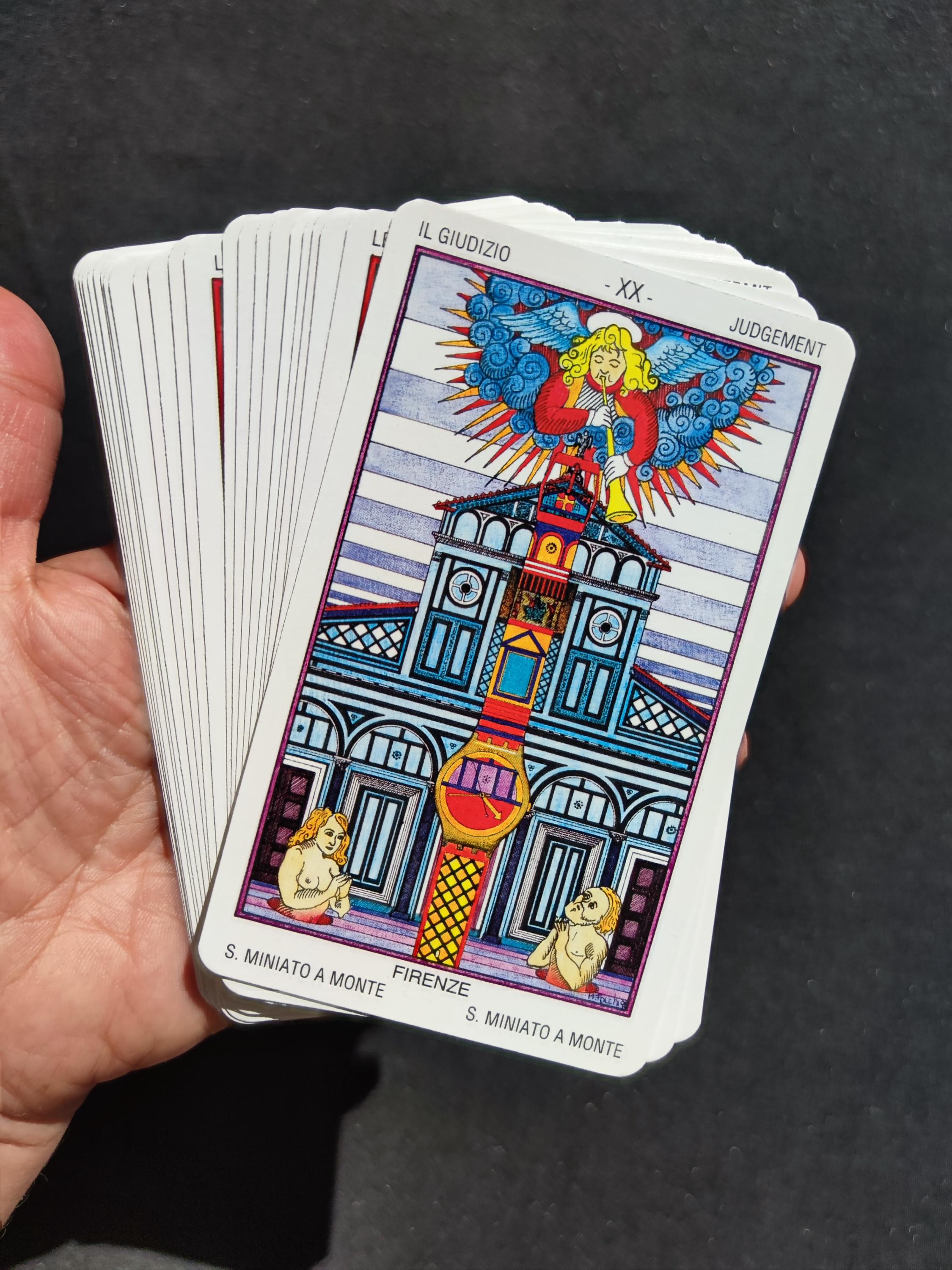 絵画 i Tarocchi nei colori della Toscana Tarot “colors of Tuscany” – I Tarocchi Nei Colori Della