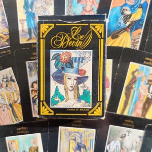 Jeu Divinatoire "Le Devin" 1985 | Cartes Oracle Bilingue FR/EN Vintage par Héron