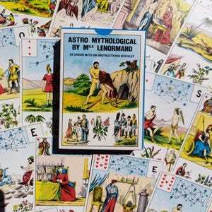 Grand Jeu Mlle Lenormand • Jogo Divinatório Vintage • Cartomancia • Astrologia • Tarô Raro • Esoterismo