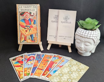 Maritxu de Guler Marseille Tarot Fournier 1983 French Vintage Tarot Deck