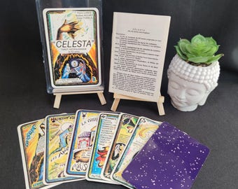 Celesta Astrological Tarot 1990 French Vintage 52 Card Deck