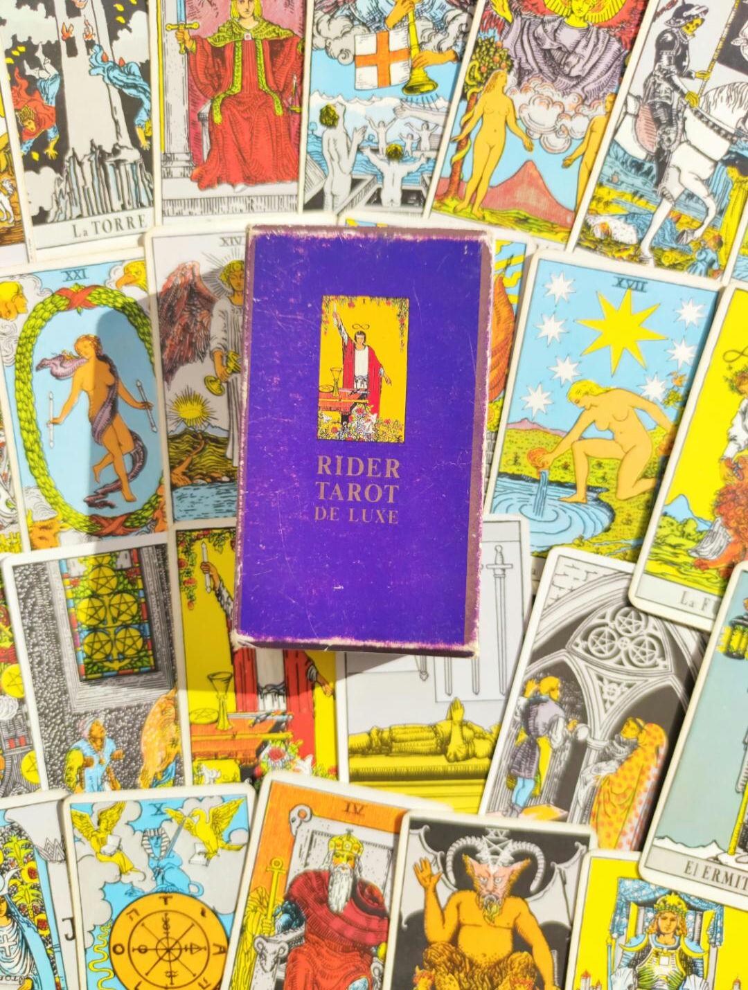Gilded Rider Waite Rider Waite Smith Tarot Deck (1971) – 78 Gilded Cards | Vintage ...