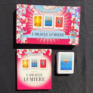 Oracle Lumière 2015 - Coffret Complet - 52 Cartes Divinatoires + Livre 168 Pages - Édition Trajectoire Rare