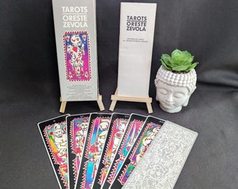 Tarot Oreste Zevola 1989 Grimaud Tarot Artistique Edición Limitada 78 Cartas Francia