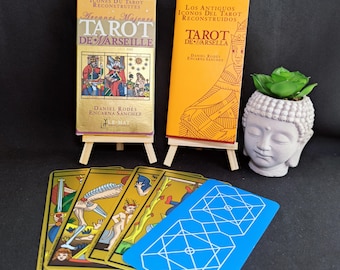 Tarot de Marsella Reconstruido EL Loco 2005 22 Arcanos Mayores Folleto Trilingüe