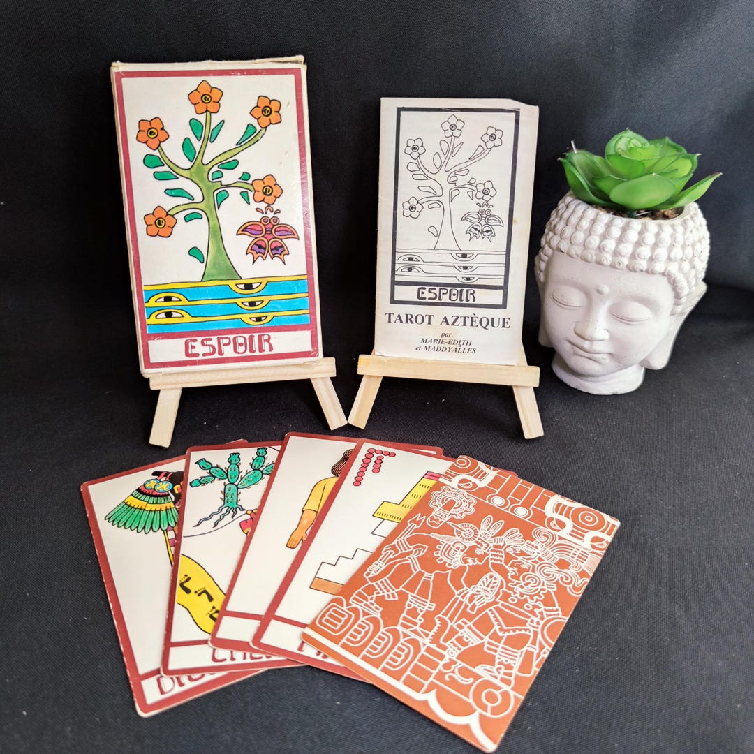 Aztec Tarot 1988 – Vintage Divination Deck – 52 Cards – Rare - Etsy