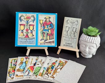 Tarot de Épinal 1976 Artes y Letras Pellerin Tarot francés antiguo 79 cartas