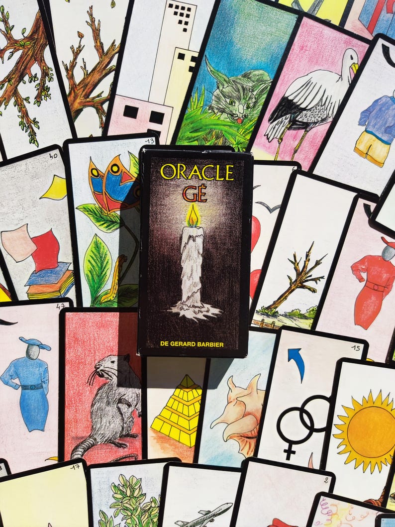 Rare Oracle G G rard Barbier 1991 61 Illustrated French Divination 