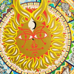 アストロサン 1971 |マダム・ソレイユ占星術ゲーム |ヴィンテージ ピカソ コレクション | 42 枚のカード + ボード |レア |完売版