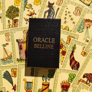 Oracle de Belline – Jeu Divinatoire Astrologique 53 Cartes Plastifiées + Livret Français/Anglais/Allemand – Cartomancie Ésotérique
