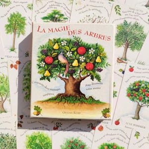 La Magie des Arbres – Gillian Kemp – Jeu Divinatoire Rare  – 52 cartes + livre – Édition 2005