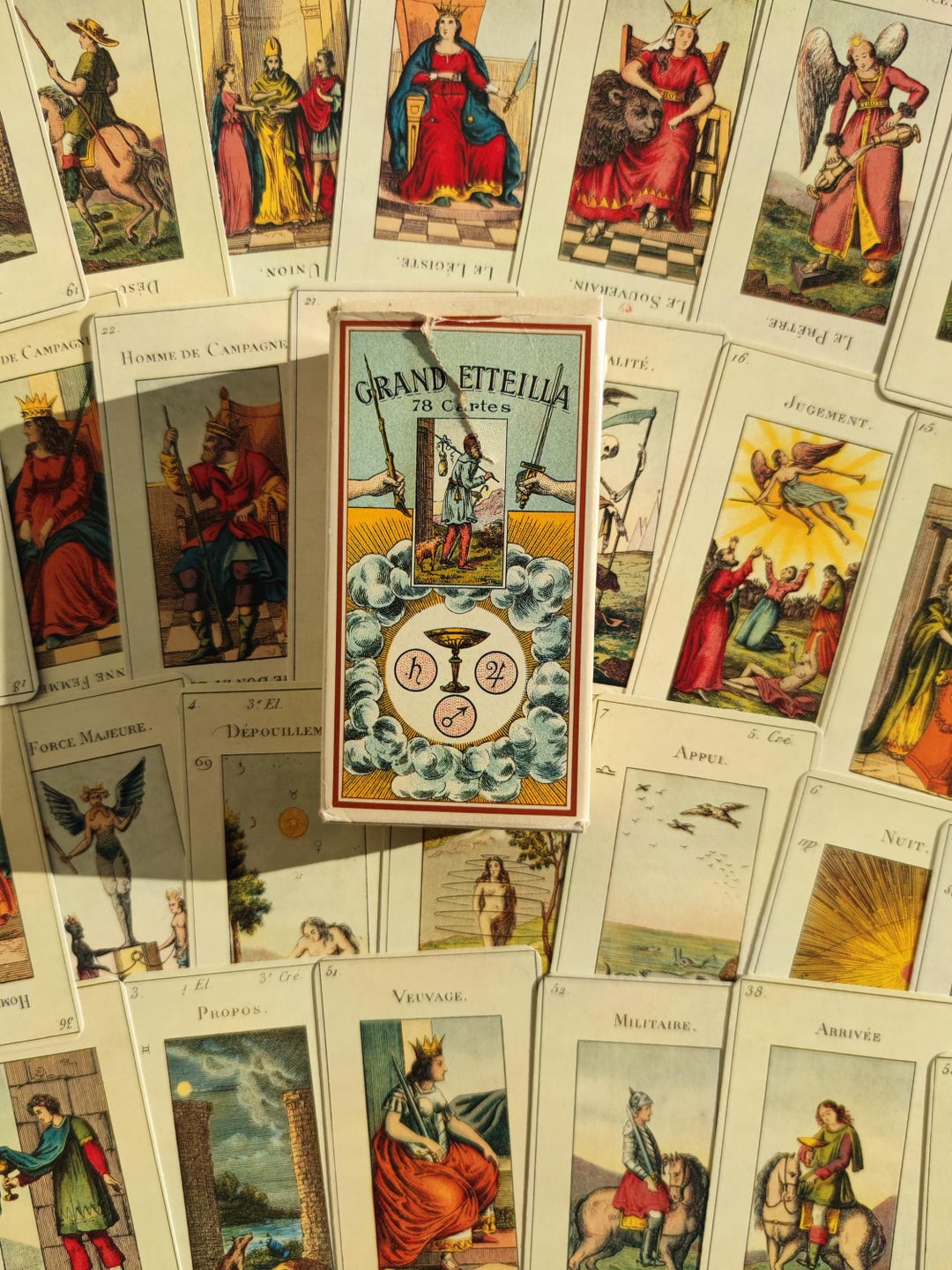 趣味・スポーツ・実用 GRAND ETTEILLA EGYPTIAN GYPSIES TAROT $_57