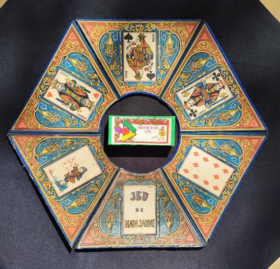 Jeu Du Nain Jaune Ancien - Marque N.K. Paris, Jeu De Société Vintage, Occasion