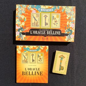 Belline Oracle 2013 – Komplettes Box-Set – 53 Wahrsagekarten + 174-seitiges Buch – Seltene Trajectory Edition