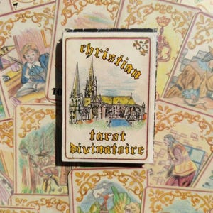 Tarot Divinatoire Christian 1991 | Oracle Vintage Rare 32 Cartes Français Cartomancie