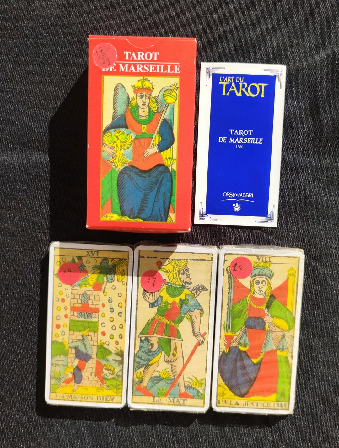 DIVINATORY L OFFICIAL MARSEILLE TAROT BOX BOOK + ORIGINAL GAME