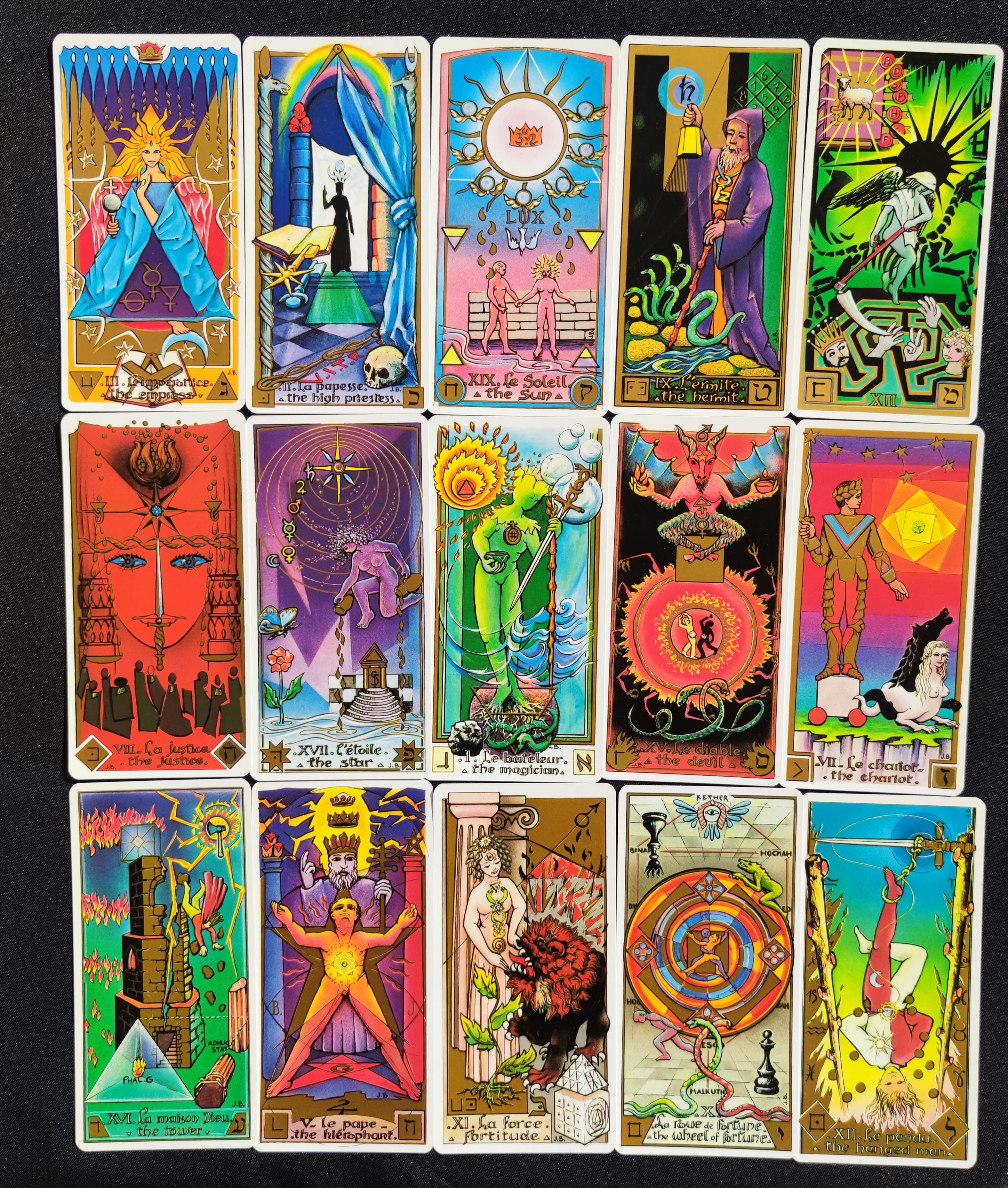 Masonic Tarot Jean Beauchard – Rare 1987 Edition – Esoteric Tarot