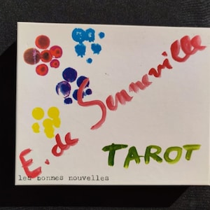 Coffret Tarot Elisabeth de Senneville – Jeu Divinatoire Rare 44 Cartes – Neuf sous Blister –Dusserre – Edition Réunion des Musées Nationaux