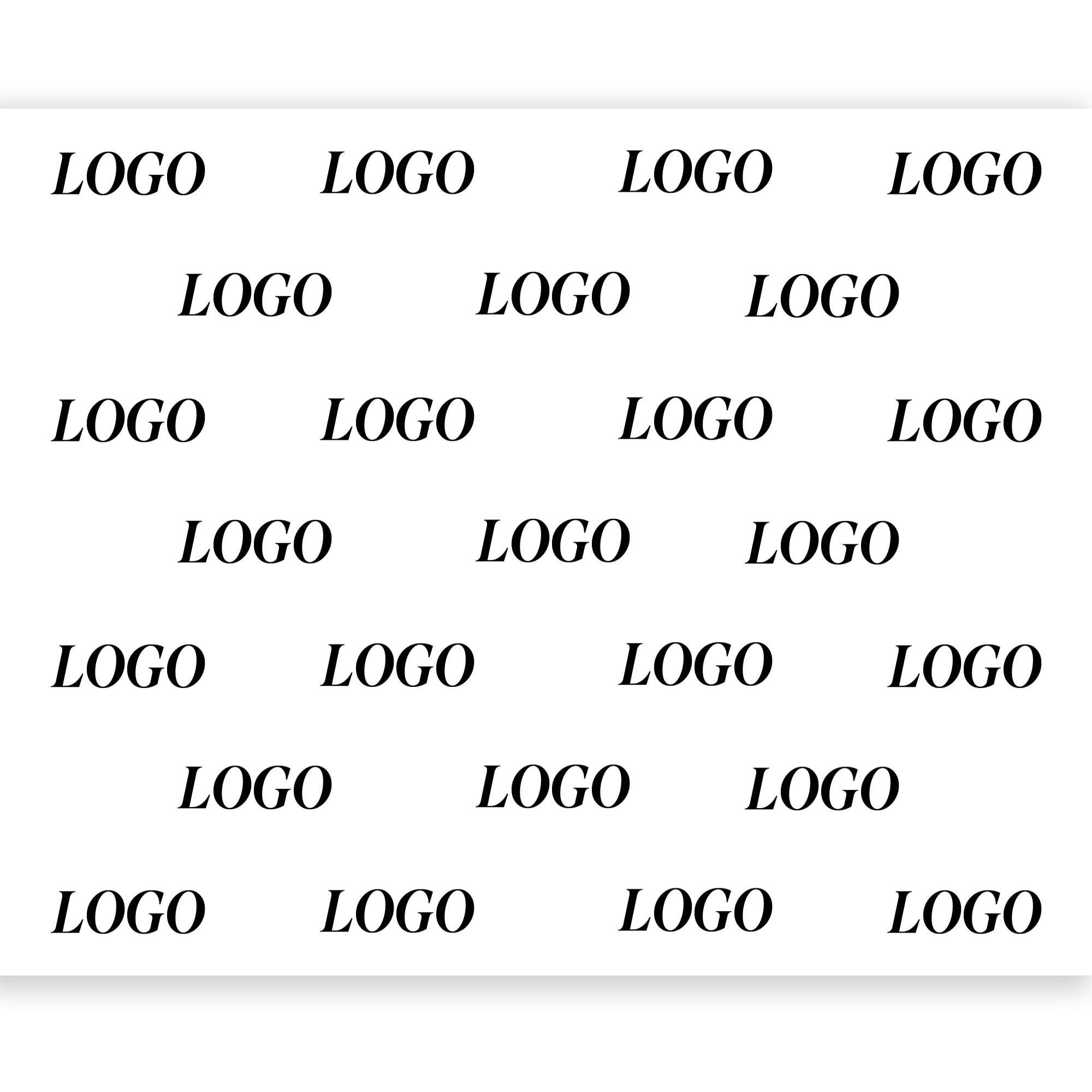 Logos Wall White Photo Backdrop Personalized Text Logo Picture Color Photography Background