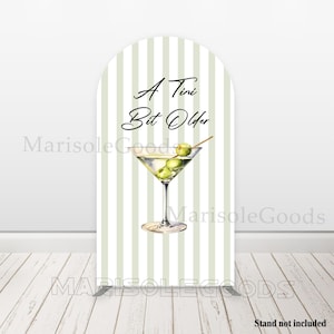 A Tini Bit Older Backdrop Arch Covers Baby Shower Double-sided Green Cover Birthday Party Polyester Fabric Zipper Cover