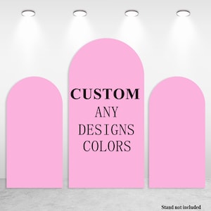 Custom Fabric Arch Covers Personalized Any Colors Patterns Pictures Texts Double-sided Chiara Cover Print Your Picture Link