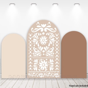 Mexican First Fiesta Printed Arch Backdrop Covers Cielito Lindo Fabric Double-sided Chiara Cover Party Backdrop