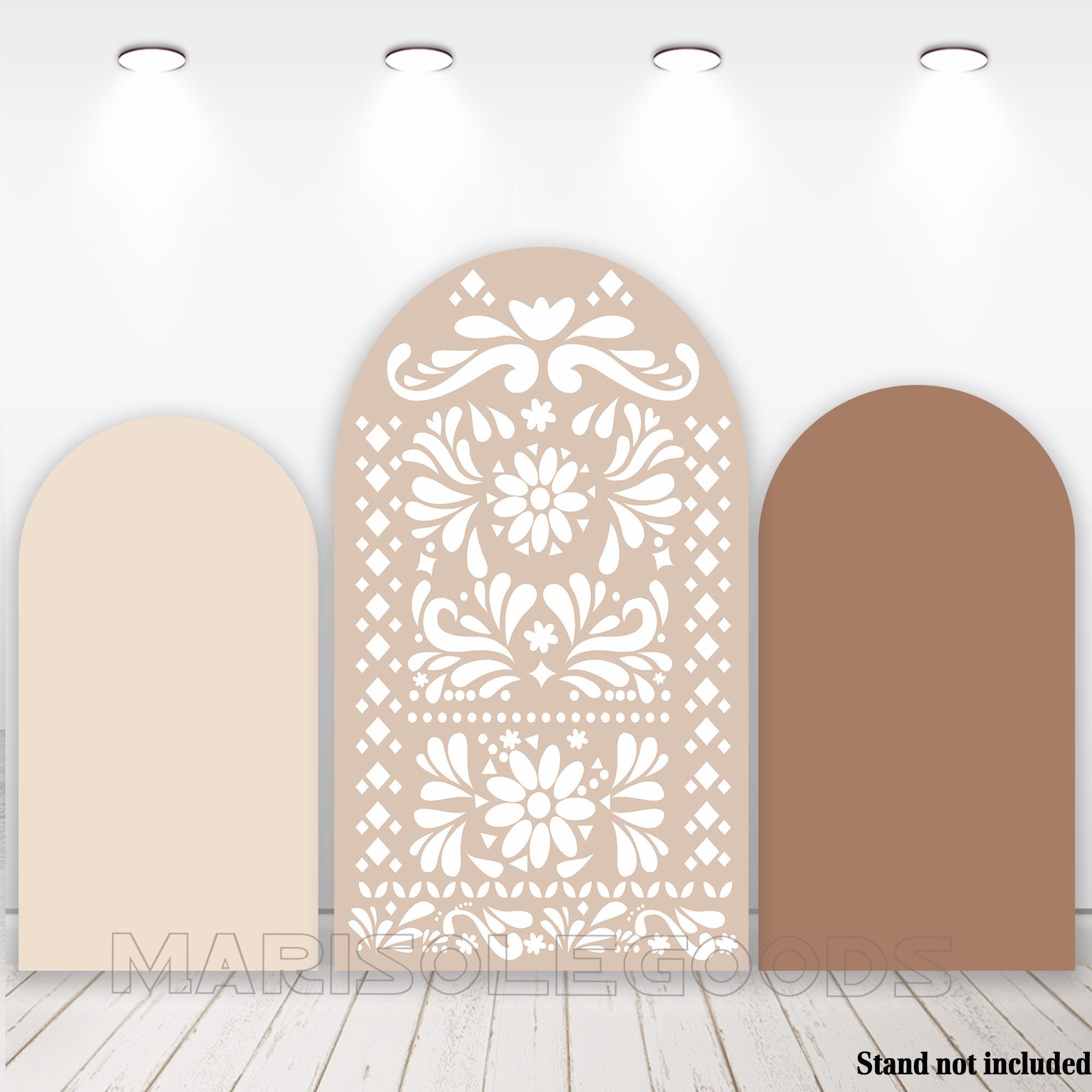 Mexican First Fiesta Printed Arch Backdrop Covers Cielito Lindo Fabric Double-sided Chiara Cover Party Backdrop