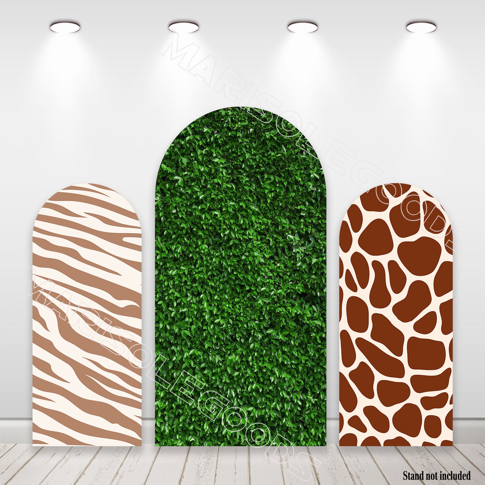 Zebra Arch Wild One Safari Arch Backdrop Cover, Leopard, Zebra, Giraffe Print - Etsy