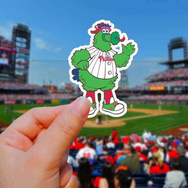 Philly Baseball Phanatic Waterproof Sticker, Philly Jawn, Cute Phillies Gift, Philadelphia Gift, Stocking Stuffer