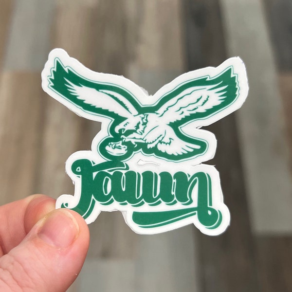 Eagles Jawn Philadelphia Waterproof Sticker | Philly Jawn | Philly gifts | Wawa coffee | Mummers l Stocking Stuffer l Secret Santa