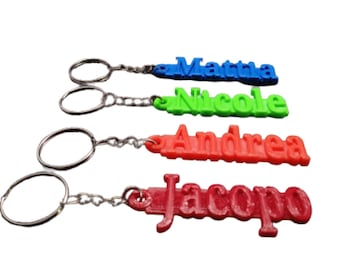 Personalized key rings with your name and color: Unique Gifts for All Occasions - Birthday, School, Home, Office