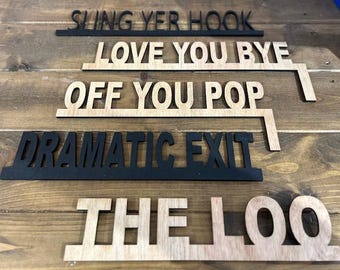 Amusing Door corner signs