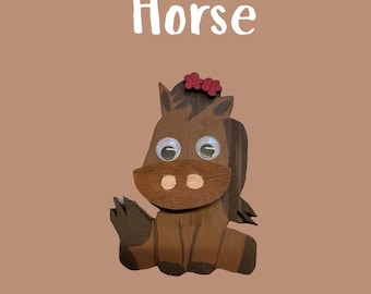 Animal Glasses Holder Stand – Handmade Wooden Spectacle Rest – Dog, Cat, Unicorn, Horse, Pig, Owl, Bunny, Penguin & More – Quirky Gift